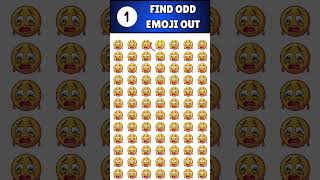 Find Odd Crying Emoji Out | Find Odd One Out | Odd One Out | #shorts #ytshorts #reels #shortsfeed