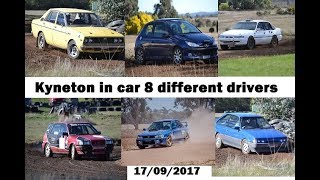 Kyneton Car Club multiple drivers in different cars Stanza WRX Peugeot Corolla