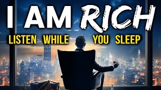 "I AM RICH" Money Affirmations (Listen Before You Sleep!)