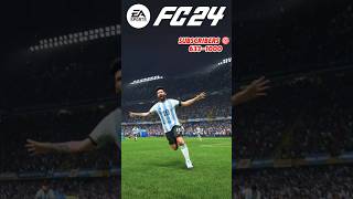 Fc 24 : Messi Slide Kick Goal ! #fc24 #gaming #ps5 #football