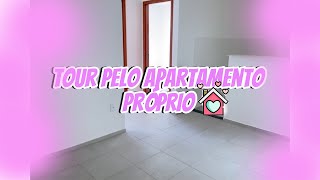 TOUR PELO APARTAMENTO PROPRIO 😍 | houve uma mudança | mais no final deu tudo certo 🙌🏾🥹