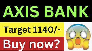 Axis Bank Share news - Target Rs 1140 (23% profit) 😲 | Buy this re-rating stock?