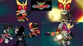 仮面ライダー ジオウ  クウガアーマー \u0026 ディケイド \u0026 クウガ 必殺技【仮面ライダーバトルラッシュ】Kamen Rider Zi-O Decade Kuuga