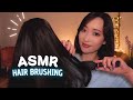 ASMR 💆🏻‍♀️ HAIR BRUSHING & SCRATCHING + chuchotements pour t'endormir 💜✨