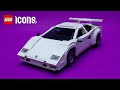 LEGO Icons 10337 Lamborghini Countach 5000 Quattrovalvole - SPEED BUILD