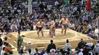 大相撲.2016.7.10.Sumo nagoya Basho/day 1/誉富士(homarefuji)-里山(satoyama) #sumo