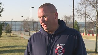 Plainfield Fire Chief on latest response to Walmart warehouse fire