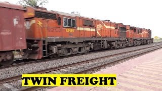 Twin WDG3A ALCO Honk, Chug Hard With 42 Car BCNA Freight