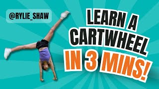 How to EASILY do a cartwheel! (Tutorial)