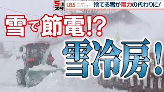 【雪冷房（LBS）】北海道発！“白いダイヤ”雪が電気代コストを大幅削減