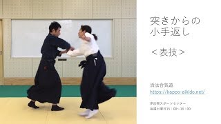 自分から入る！！突きからの小手返し「活法合気道」