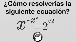 ¿Como resolverias la siguiente ecuacion?