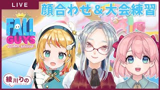 【Fall Guys】大大大遅刻！！！ぶいあもfallguysカスタムマッチ大会顔合わせと練習！【新人Vtuber / 綾川りの】