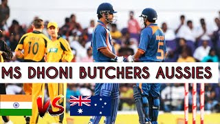 Destructive Dhoni helps India level series| 2nd ODI| Nagpur| India Vs Australia 2009