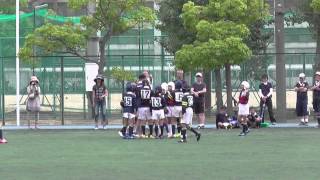 ４年生第三試合後半　大阪工業大学ラグビースクール交流大会