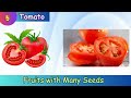 fruits with many seeds fun learning for kids fruit names for kids ukg lkg nursery pre primary