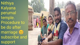 Nithiya Kalyana perumal| ECR kovalam| Procedure for after marriage| Must visit temple...