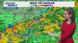 Heavy rain, conditional severe threat Friday night | WHAS11 Weather Impact Forecast