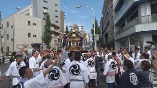 令和５年　北区王子＜王子神社＞例大祭　創建七百年記念・本社神輿＝宮出