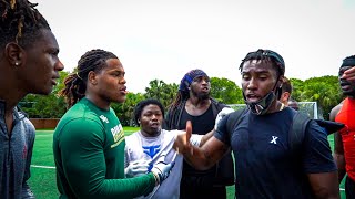 WE DID 7ON7S IN THE HOOD AND THINGS GOT HEATED! (WINNER GETS $1000)