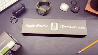 Apple Watch 7 Unboxing with Quattro Pro Series Bumper Case