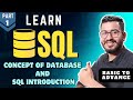 SQL Basic To Advance | Database And Introduction To SQL