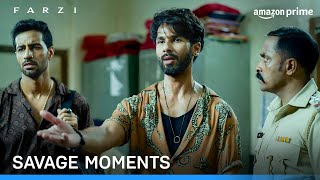 Savage Moments Counted ft. Farzi | Shahid Kapoor, Vijay Sethupathi, Kay Kay Menon | Prime Video IN