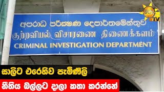 සාලිට එරෙහිව පැමිණිලි - නීතිය බල්ලට දාලා කතා කරන්නේ - Hiru News