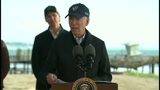 President Biden delivers remarks on California's storm recovery