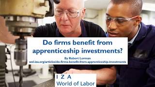 Do firms benefit from apprenticeship investment?