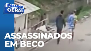 Dois jovens são baleados à queima roupa