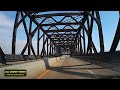 a drive across the pulaski skyway northbound