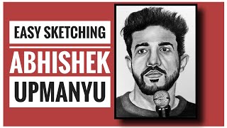 Abhishek Upmanyu Stand Up Comedian Drawing | Shwet Sketches