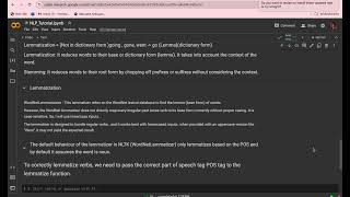 NLTK_Tutorial_4- Unlocking the Power of WordNet Lemmatizer in NLTK: A Complete Tutorial