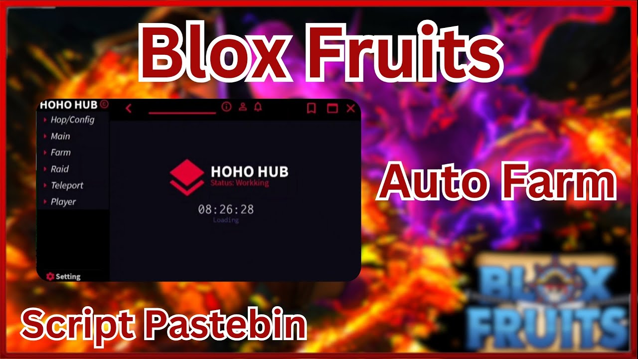 Roblox Blox Fruits Mobile HOHO HUB Script - Auto Farm | Auto Raid - YouTube