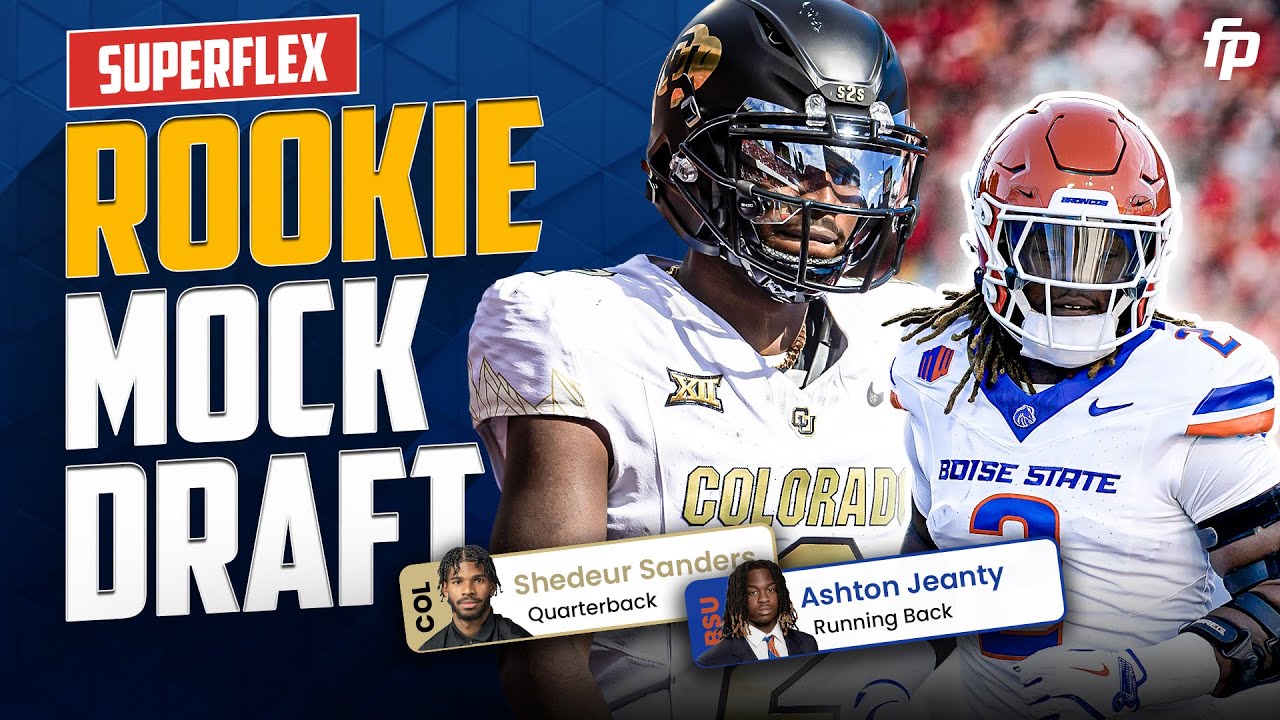 Superflex Dynasty Rookie Mock Draft Picks Predictions For Two