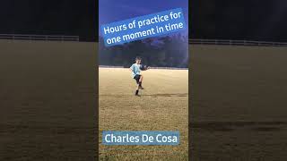 Charles putting in the time