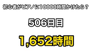 もしも初心者がピアノに10000時間をかけたら？ 506日目 Chopin 革命のエチュード/Revolutionary etude