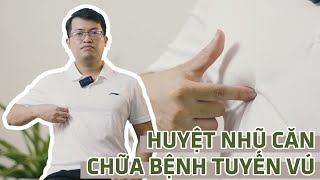 Huyệt Nhũ căn: Chủ trị các chứng bệnh liên quan đến tuyến vú