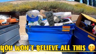 DUMPSTER DIVING - YOU WON'T BELIEVE WHAT THESE RICH PEOPLE ARE THROWING AWAY!