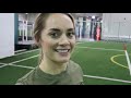 Women Try the FULL NFL Combine 225 Bench Press For Reps | Dana Linn Bailey, Jennifer Thompson