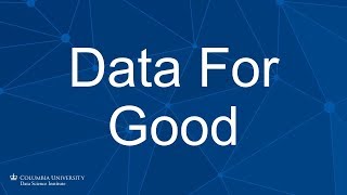 DATA FOR GOOD - Sharyn O’Halloran