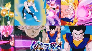 ALL ULTRA CHARACTERS INTROS \u0026 ULTIMATE MOVE REFERENCES 🔥!! [Dragon Ball Legends]