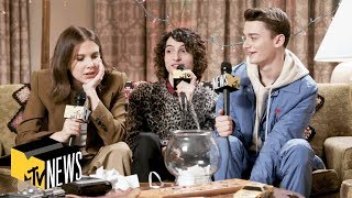 Millie Bobby Brown, Finn Wolfhard & Noah Schnapp Answer 'Stranger Things 3' Questions