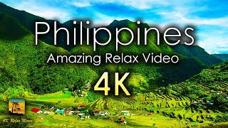 PHILIPPINES 1 Hour 4K UHD Relaxation Video & Amazing Nature Scenery With Soft Musik