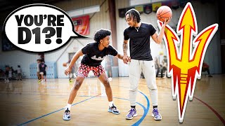 I Went At It Against Arizona State Guard Frankie Collins In 1V1!