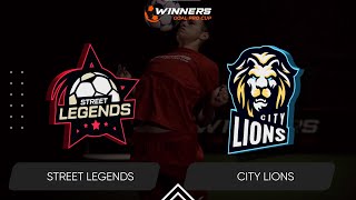 Winners Goal Pro Cup. Street Legends - City Lions 09.01.25. Second Group Stage. Group Winners