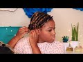 natural hair tapered cut hairstyle tutorial new mielle organics pomegranate u0026 honey collection