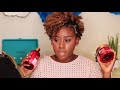 natural hair tapered cut hairstyle tutorial new mielle organics pomegranate u0026 honey collection