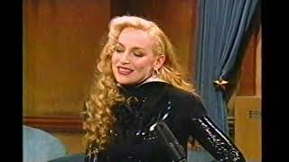 Jerry Hall on Late Night September 18, 1995 Pt. 2